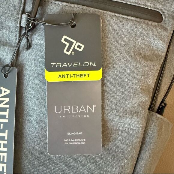 NEW With Tags Travelon Anti-Theft Urban Collection Sling Bag RFID - Picture 7 of 12